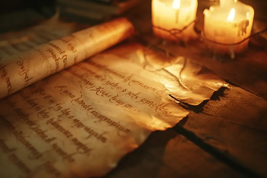 Manuscrit ancien, dictionnaire et carnet de prénoms français