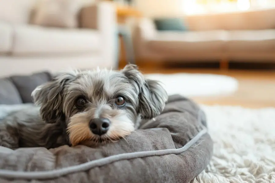 Chien senior et chat adulte près de documents d’assurance vétérinaire