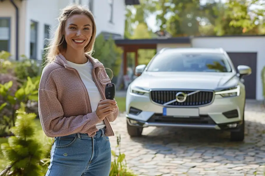 Conducteur comparant des devis d’assurance auto sur smartphone