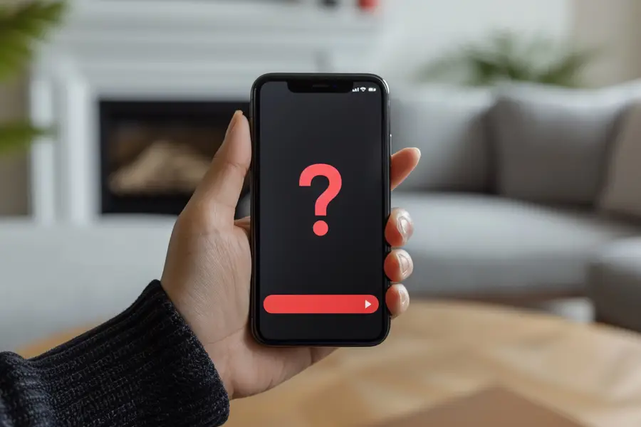 iPhone affichant Spotify avec casque sans fil sur une table