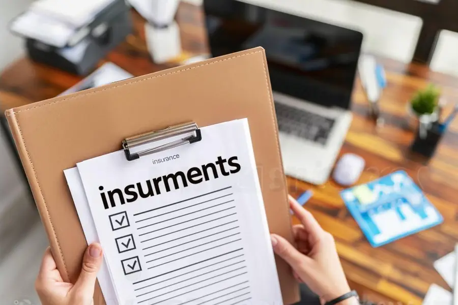 Dossier d’assurance habitation avec bail, RIB et clés d’appartement