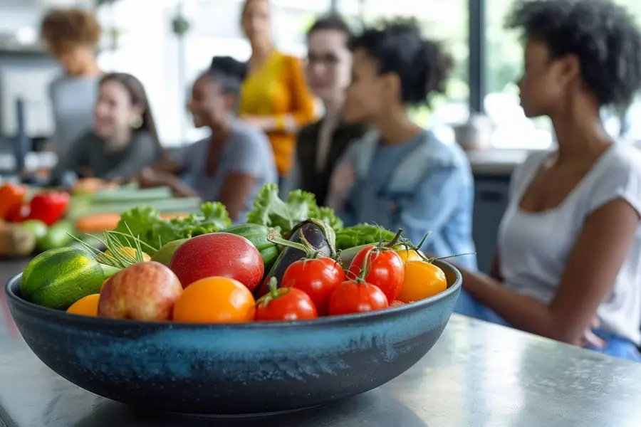 Bol d’amandes, lentilles et épinards riches en magnésium