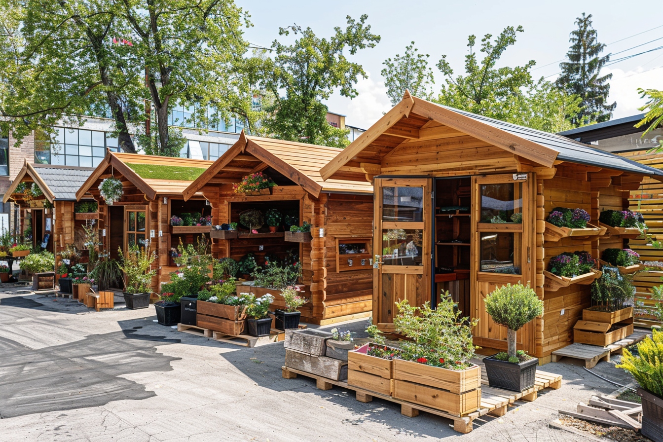 Les différents modèles d’abris de jardin en bois proposés par Castorama